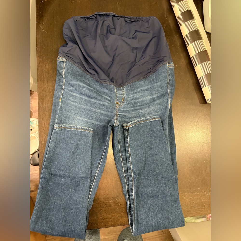 J. Crew Maternity Blue Denim Skinny Jeans